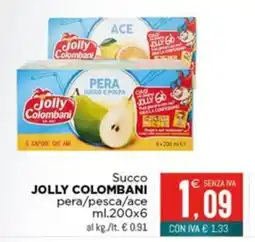 Altasfera Succo Jolly Colombani pera offerta