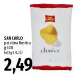 Emi Supermercati San Carlo patatina Rustica classica offerta
