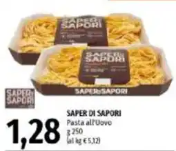 Emi Supermercati Saper di Sapori Pasta all’Uovo offerta