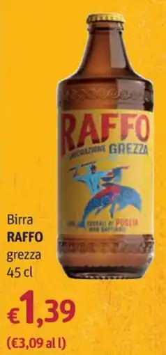 Futura Supermercati Birra RAFFO grezza offerta