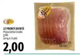 Emi Supermercati Le Pronte Bontà Prosciutto Crudo offerta
