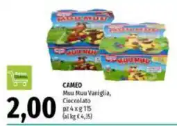 Emi Supermercati Cameo Muu Muu Vaniglia, Cioccolato offerta