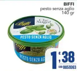 Gruppo di Palo Biffi pesto senza aglio offerta