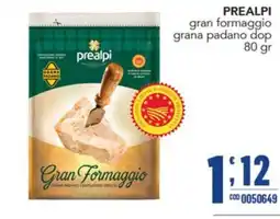 Gruppo di Palo prealpi gran formaggio grana padano dop offerta