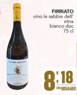Gruppo di Palo Firriato vino le sabbie dell'etna bianco doc offerta