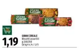 Emi Supermercati Gran Cereale Biscotti assortiti offerta