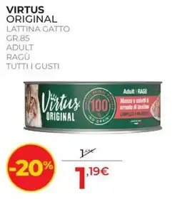 Arcaplanet Virtus Original lattina gatto adult ragù offerta