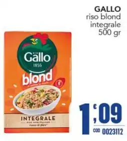Gruppo di Palo Gallo riso blond integrale offerta
