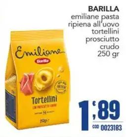 Gruppo di Palo Barilla Emiliane tortellini con prosciutto crudo offerta