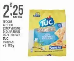 Iper Nonna Isa Sfoglie all'olio extra vergine di oliva ed un pizzico di sale TUC offerta