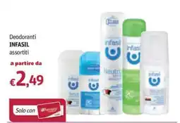 Futura Supermercati Deodoranti Infasil offerta