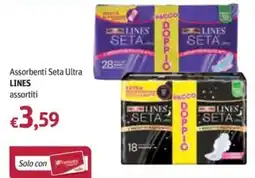 Futura Supermercati Assorbenti Seta Ultra Lines offerta