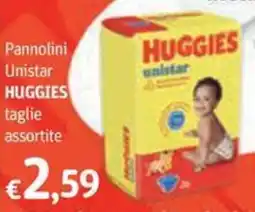 Futura Supermercati Pannolini Unistar Huggies offerta