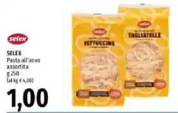 Emi Supermercati Selex Pasta all'uovo assortita offerta