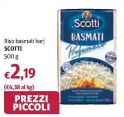 Futura Supermercati Riso basmati harj Scotti offerta