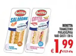 Deco Iperstore Beretta tramezzino philadelphia offerta