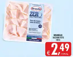 Deco Iperstore Brunello tacchino fette offerta