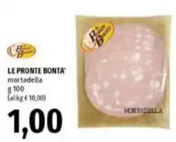 Emi Supermercati Le pronte bonta' mortadella offerta