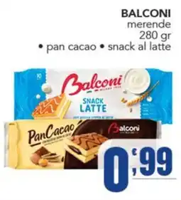 Gruppo di Palo Balconi snack al latte offerta