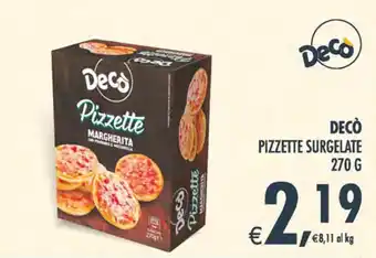 Decò Pizzette Margherita