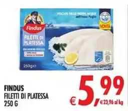 Deco Iperstore Findus filetti di platessa offerta