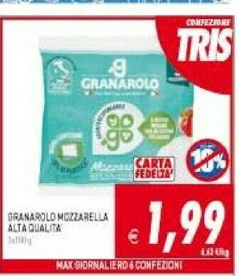 Pim Supermercati Mozzarella offerta