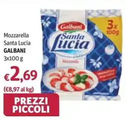 Futura Supermercati Mozzarella Santa Lucia Galbani offerta