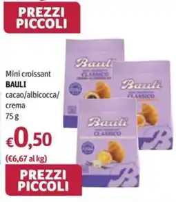 Futura Supermercati Mini croissant BAULI offerta
