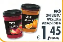 Deco Iperstore Decò confettura/marmellata offerta