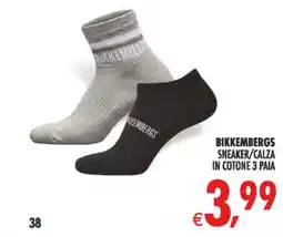 Deco Iperstore Bikkembergs sneaker/calza in cotone offerta