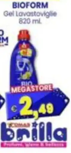 Punto Shopping Megastore Bioform gel lavastoviglie offerta