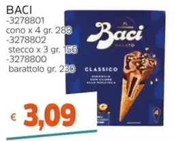Stop&Shop Baci gelato classico offerta