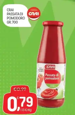 Carni e Affini Supermercati Crai passata di pomodoro offerta
