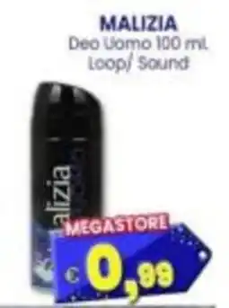 Punto Shopping Megastore Malizia Deo Uomo offerta