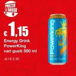 Sì con te Superstore Energy Drink PowerKing offerta