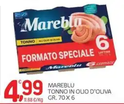 Carni e Affini Supermercati Mareblu tonno in olio d'oliva offerta
