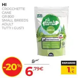 Arcaplanet Hi crocchette cane agnello offerta
