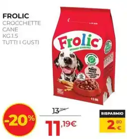 Arcaplanet Frolic crocchette cane offerta