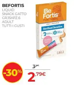 Arcaplanet Be Fortis Functional Liquid Snack Gatto offerta