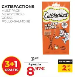 Arcaplanet Catisfactions Meaty Sticks offerta