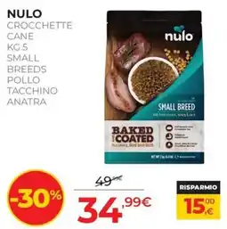 Arcaplanet Nulo crocchette cane small breeds offerta