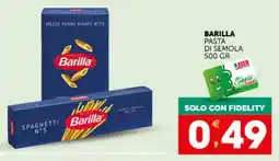 IperSisa Barilla pasta di semola offerta