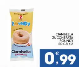 IperSisa Ciambella zuccherata Roundy offerta