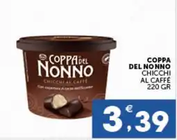 IperSisa Coppa del Nonno chicchi al caffè offerta