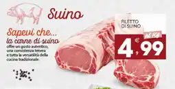 IperSisa Filetto di suino offerta