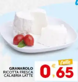 IperSisa Granarolo Ricotta Fresca Calabria Latte offerta