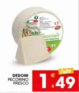 IperSisa Dedoni Pecorino Fresco offerta