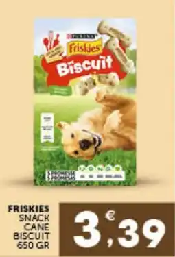 IperSisa Friskies snack cane biscuit offerta