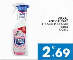 IperSisa VIAKAL ANTICALCARE FRESCO PROFUMO SPRAY offerta