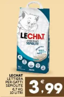 IperSisa Lechat lettiera per gatti sepiolite offerta